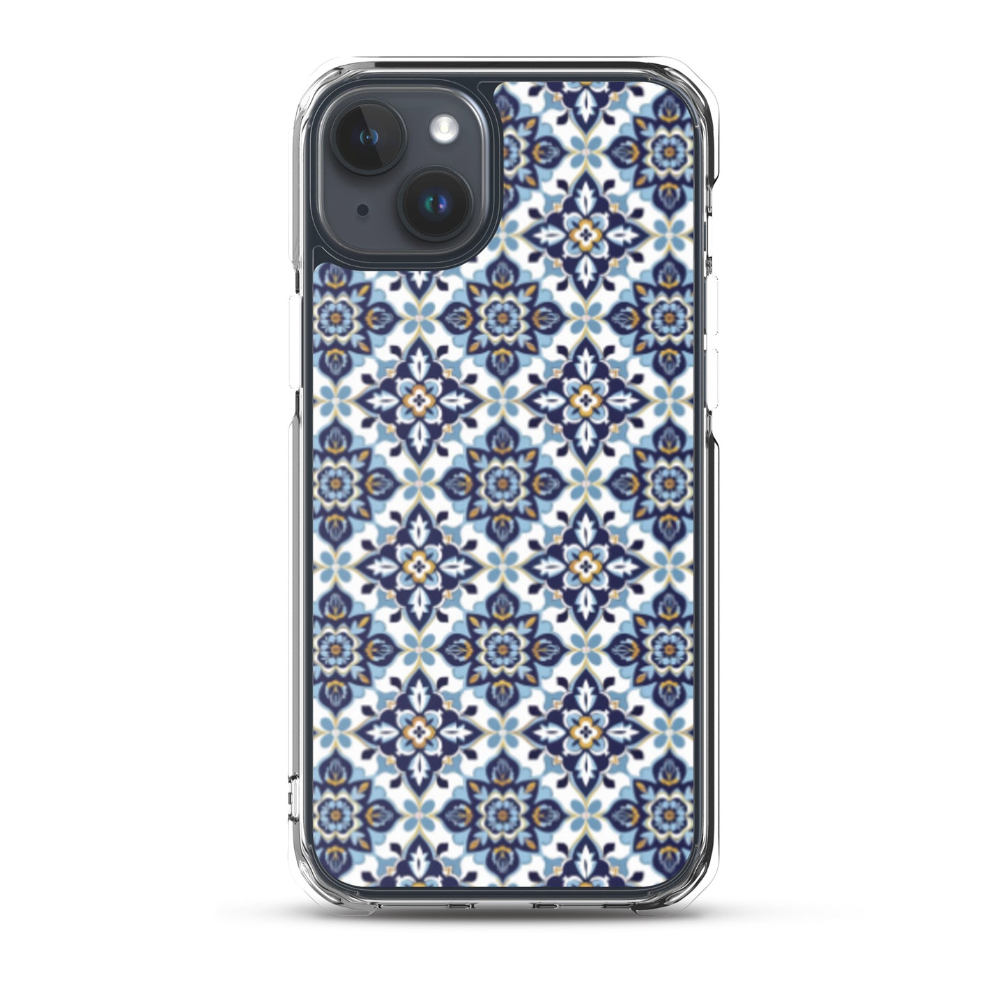 iPhone Case Classic Encaustic Tile Blue