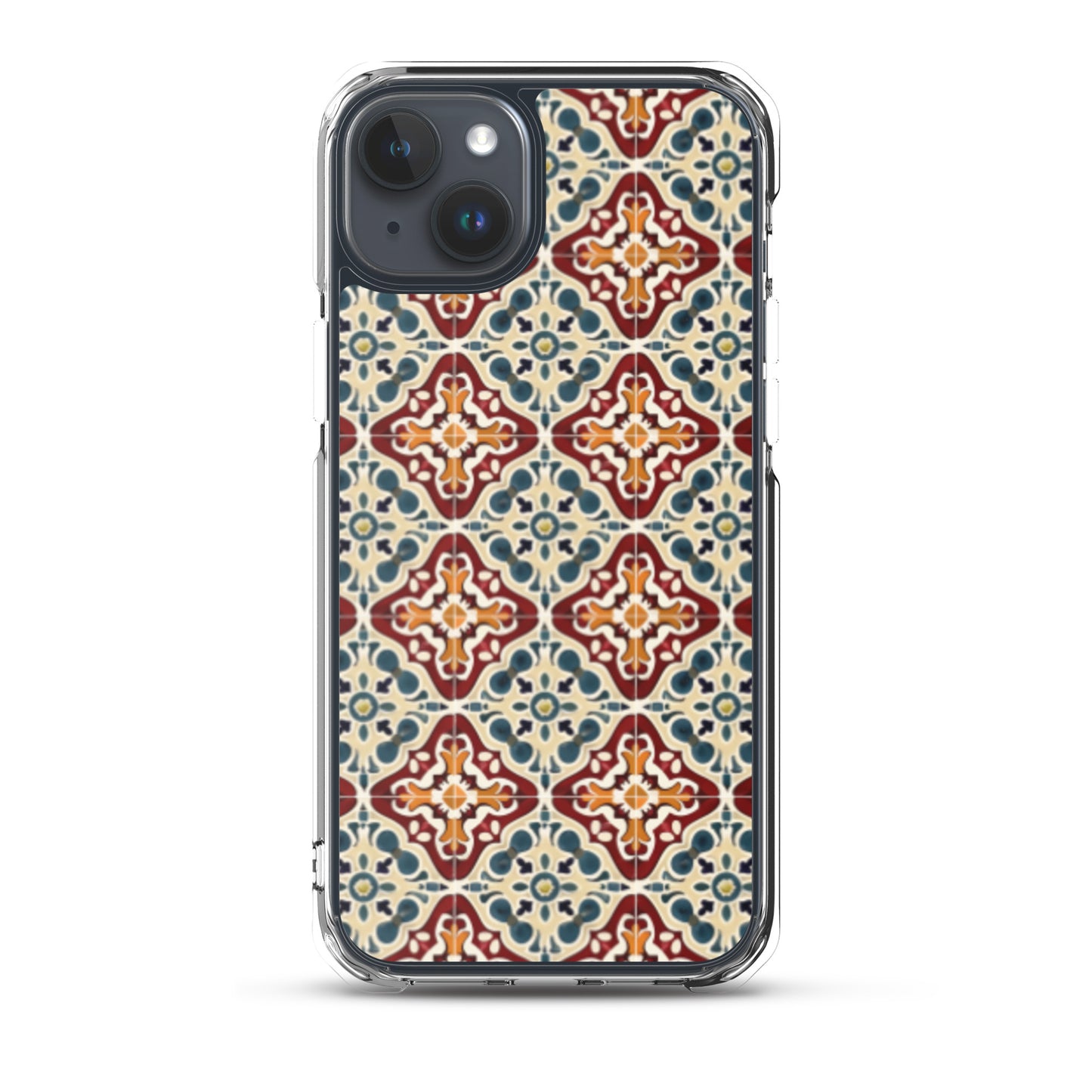 iPhone Case Classic Encaustic Tile Red