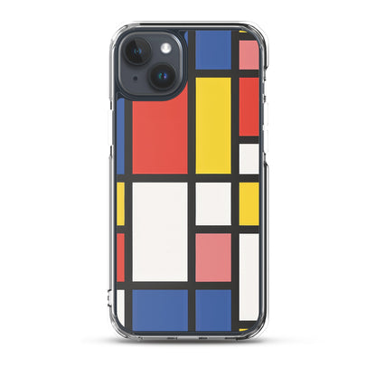 iPhone Case Colorful De Stijl