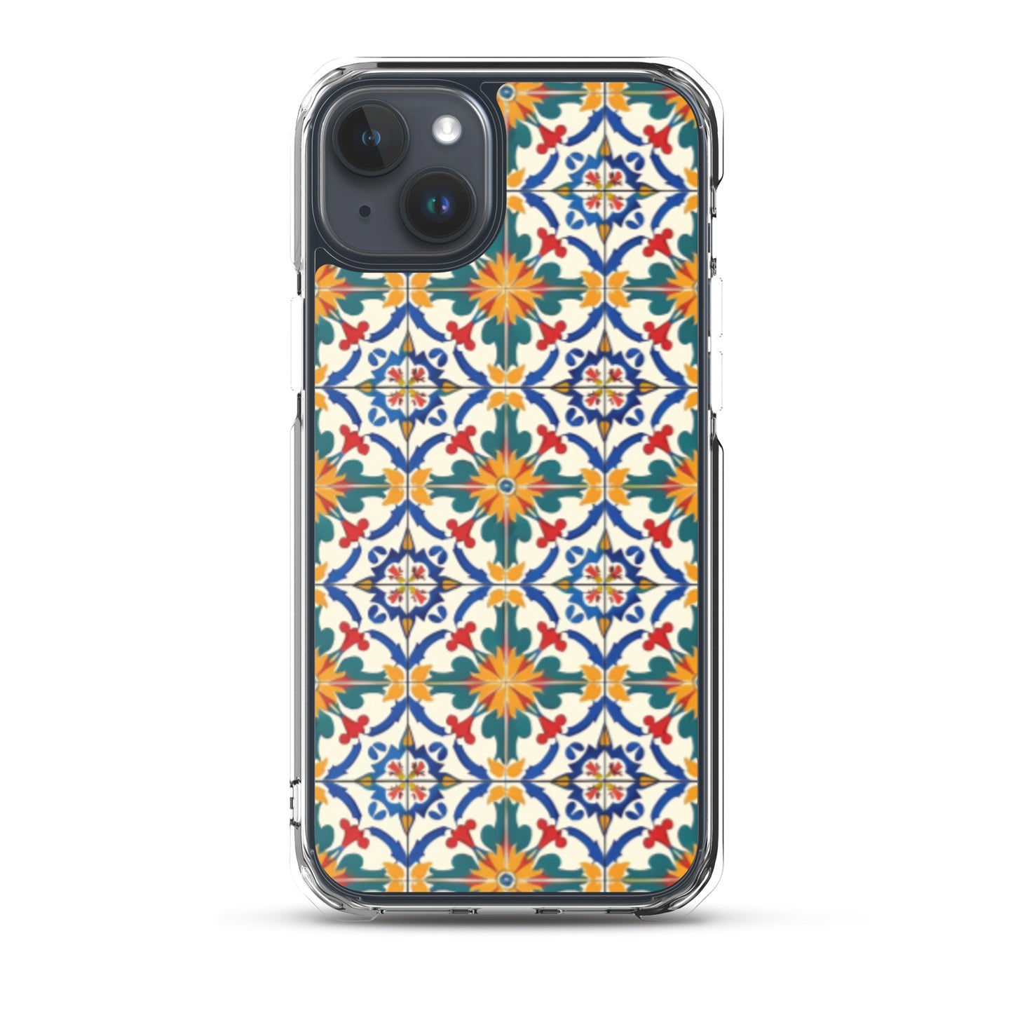 iPhone Case Colorful Yellow & Green Mediterranean Tiles