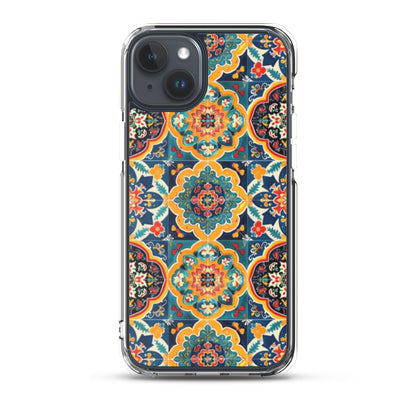 iPhone Case Colorful Armenian Ceramic Tiles