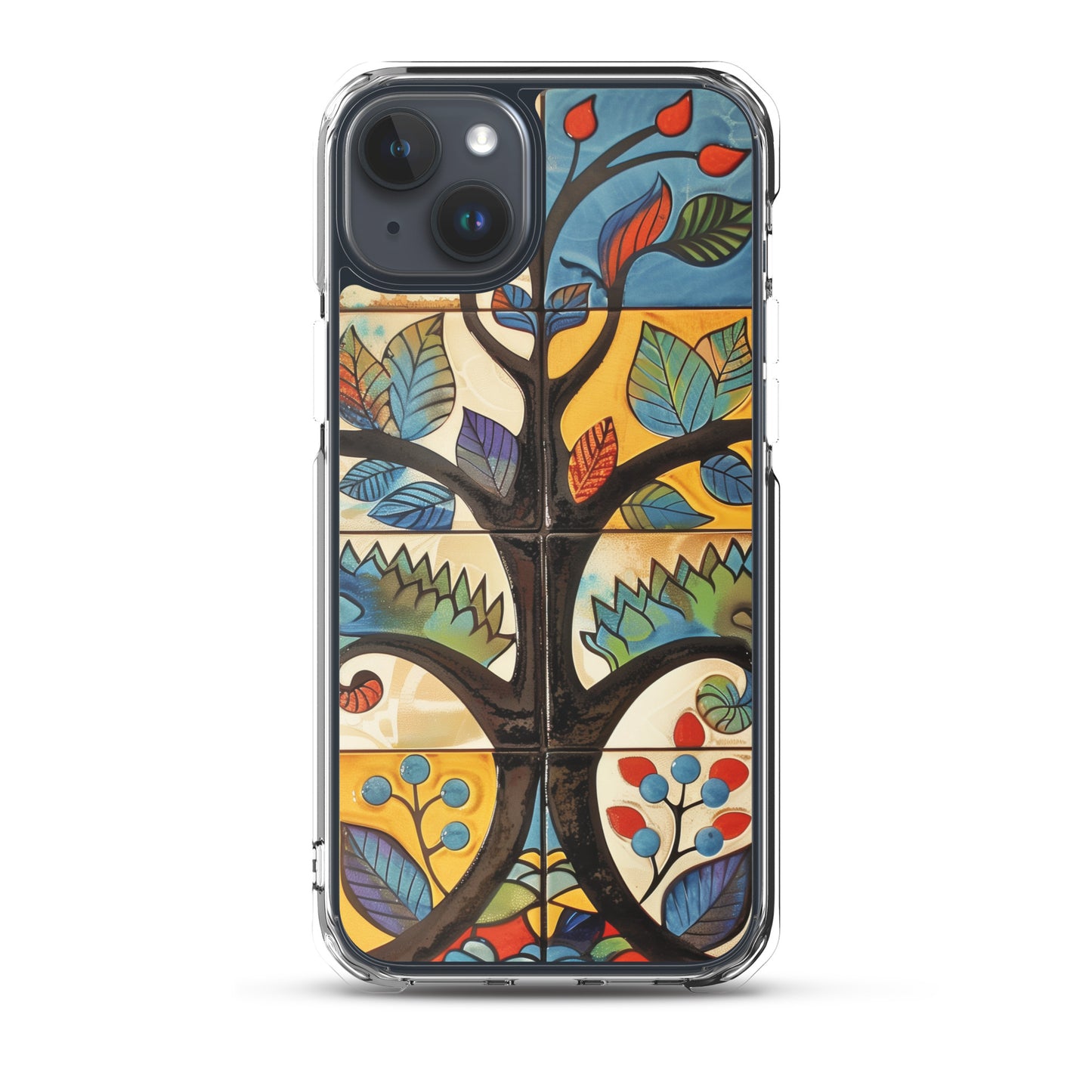 iPhone Case Colorful Tile Tree