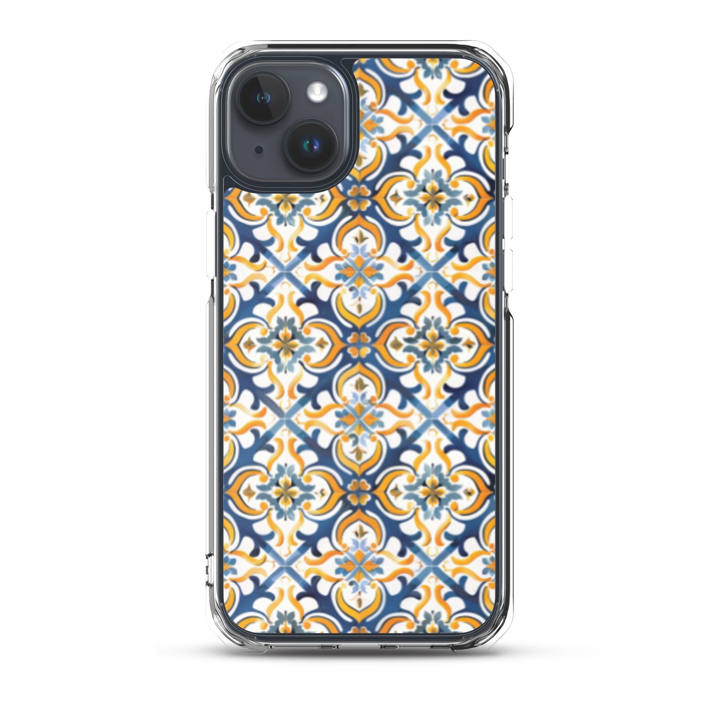 iPhone Case Colorful Spanish Tile Pattern