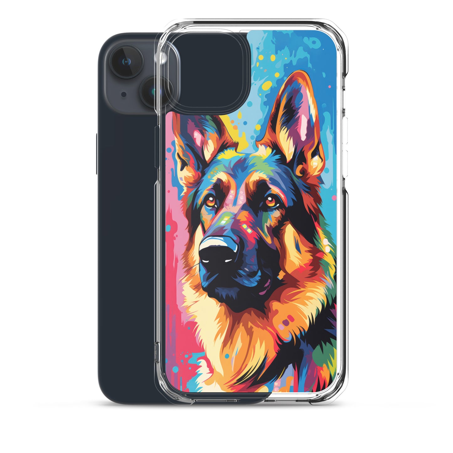 iPhone Case Painted German Shepherd