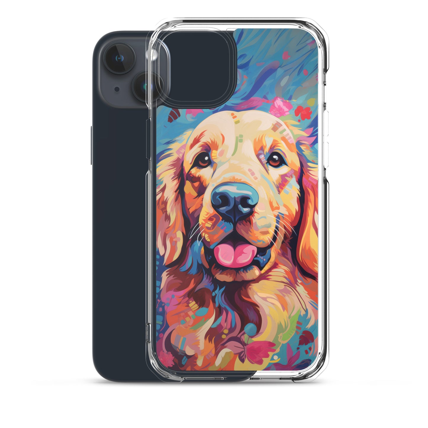 iPhone Case Painted Golden Retriever