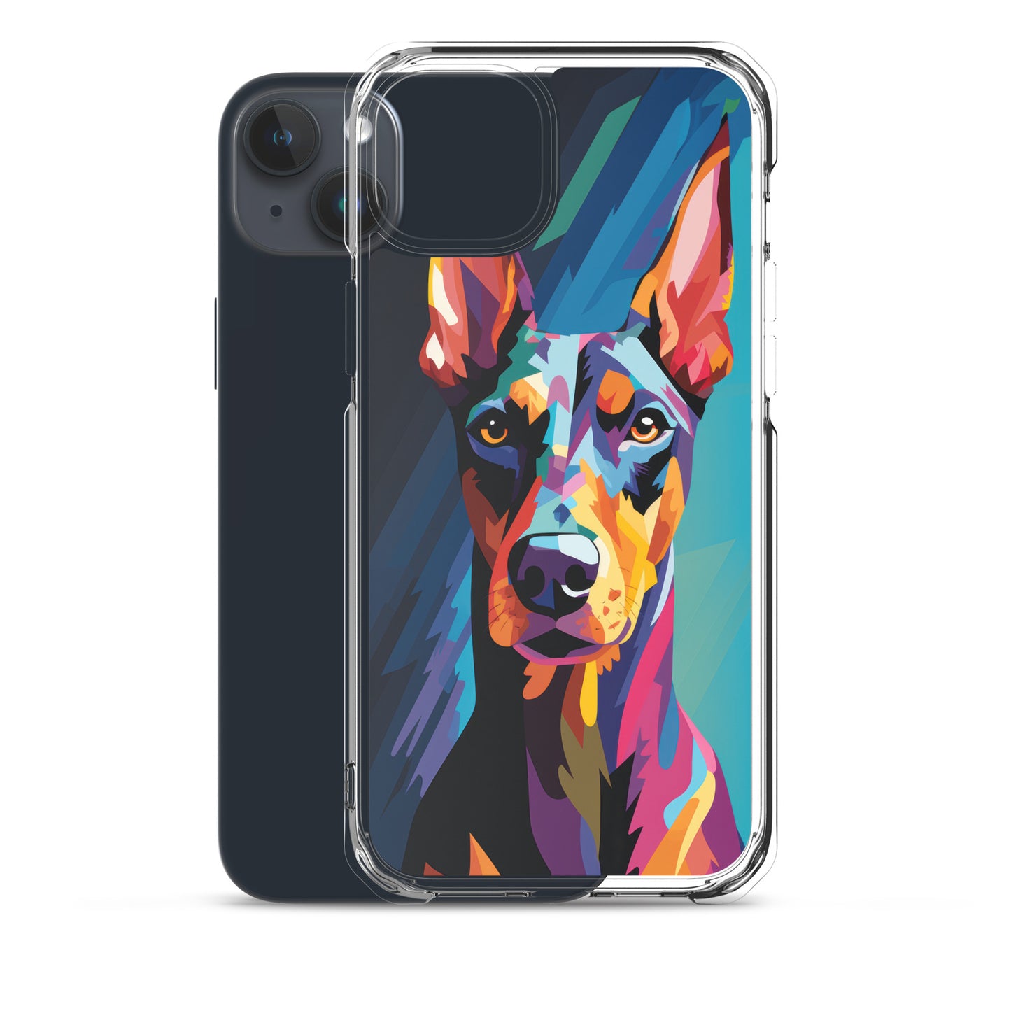 iPhone Case Painted Doberman Pinscher