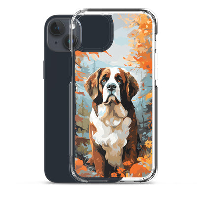 iPhone Case Painted St. Bernard