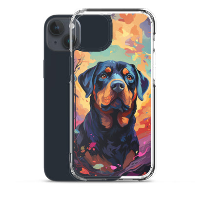 iPhone Case Painted Rottweiler