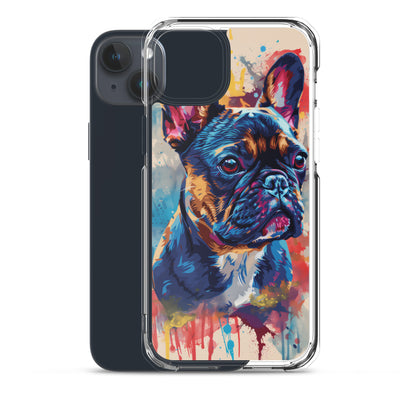 Painted French Bulldog iPhone Case