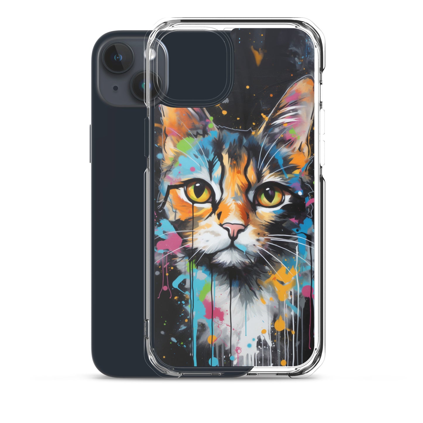 Graffiti Calico Cat iPhone Case