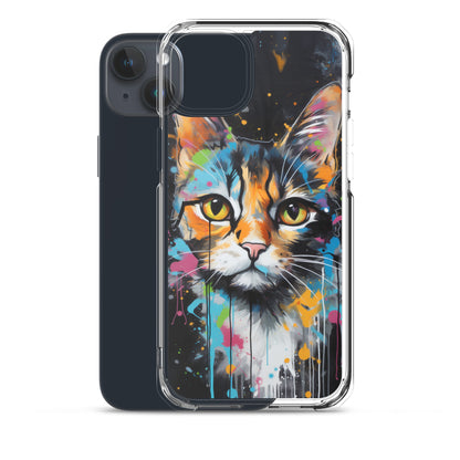 Graffiti Calico Cat iPhone Case