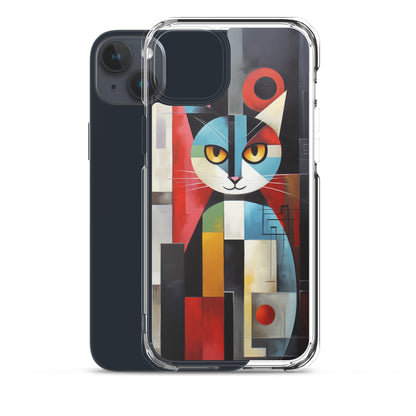 Bauhaus Kitty Cat iPhone Case