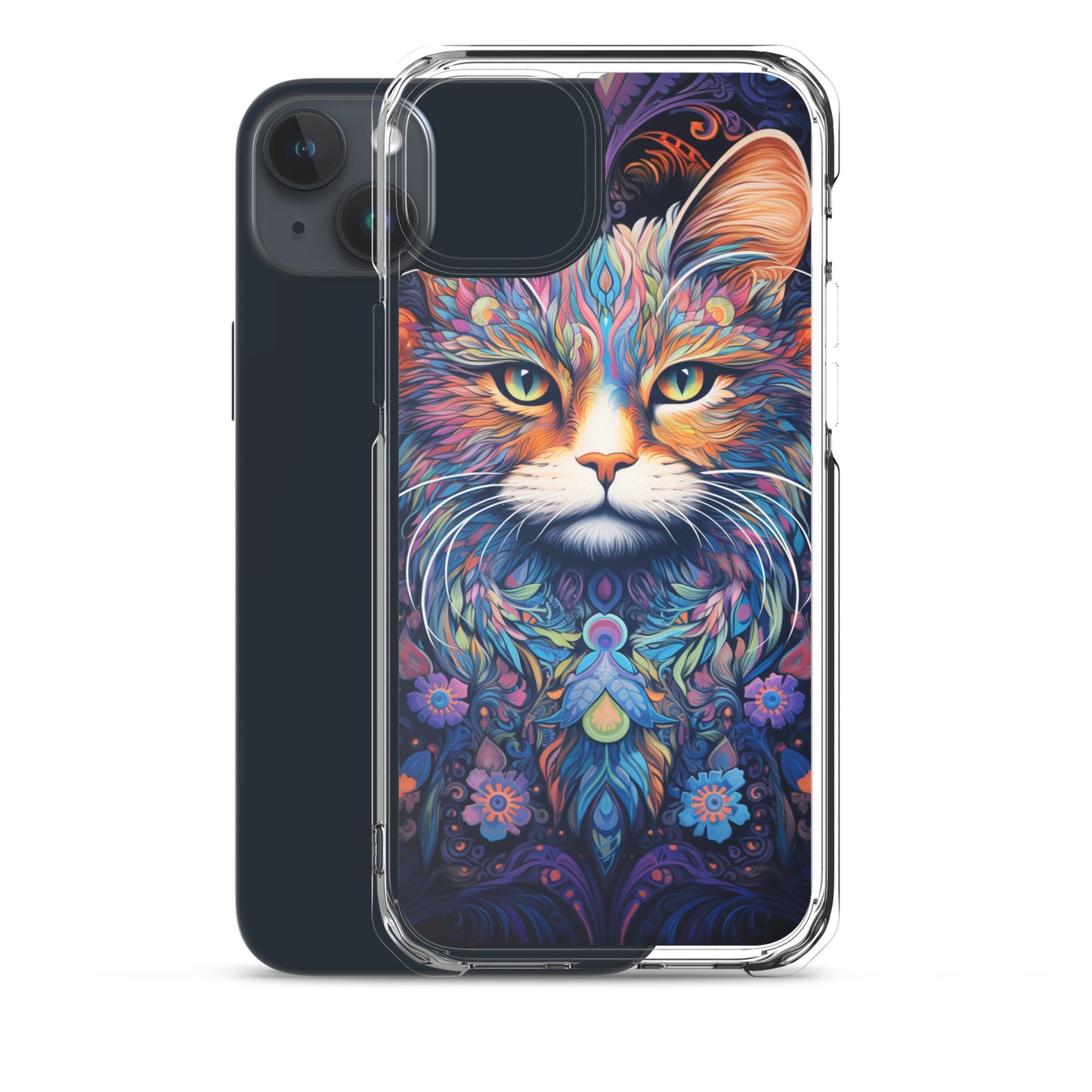 Psychedelic Cat #2 iPhone Case