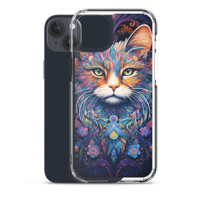 Psychedelic Cat #2 iPhone Case
