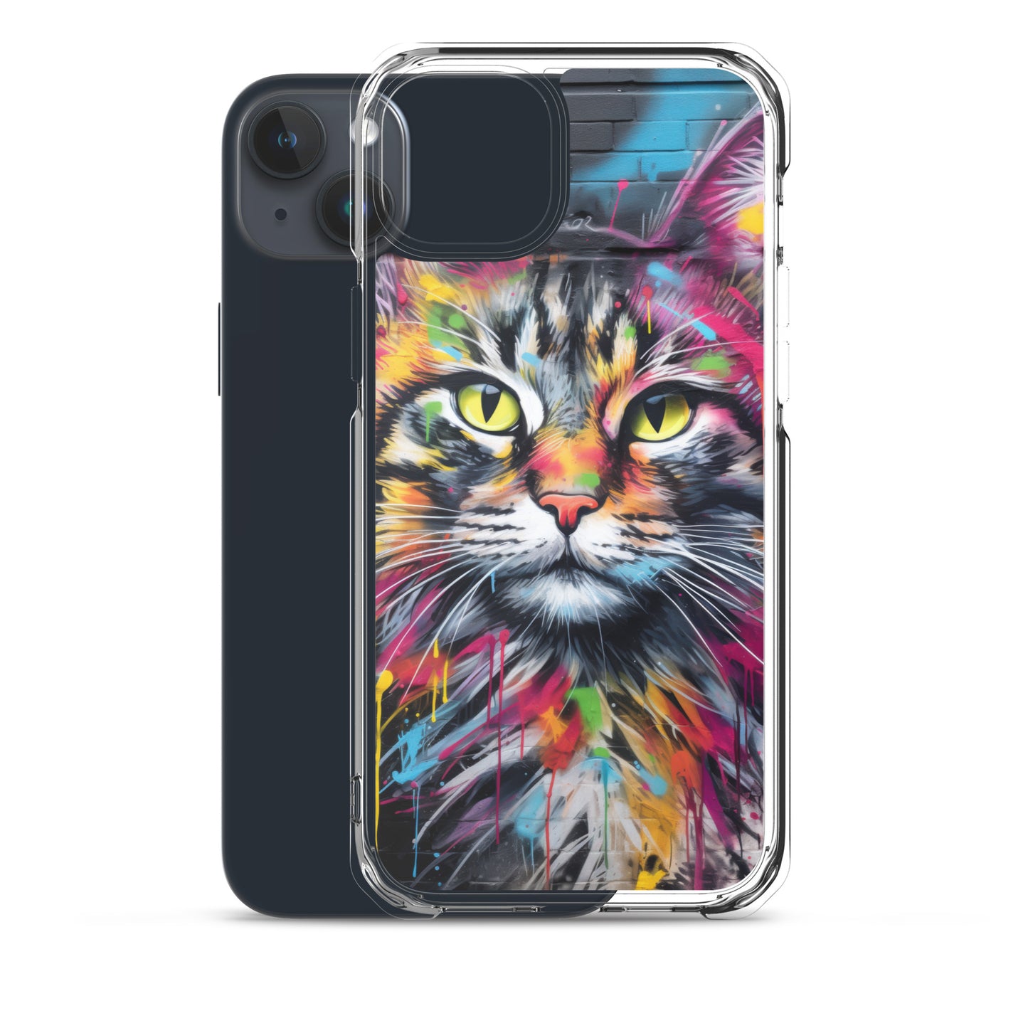 Graffiti Cat iPhone Case