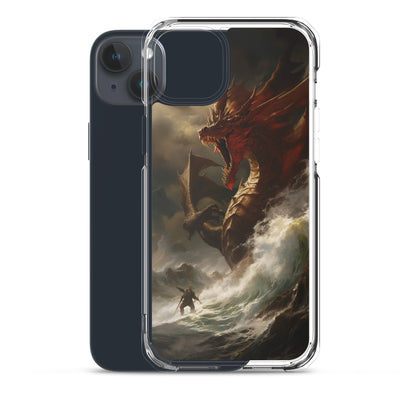 Dragon Battle iPhone Case
