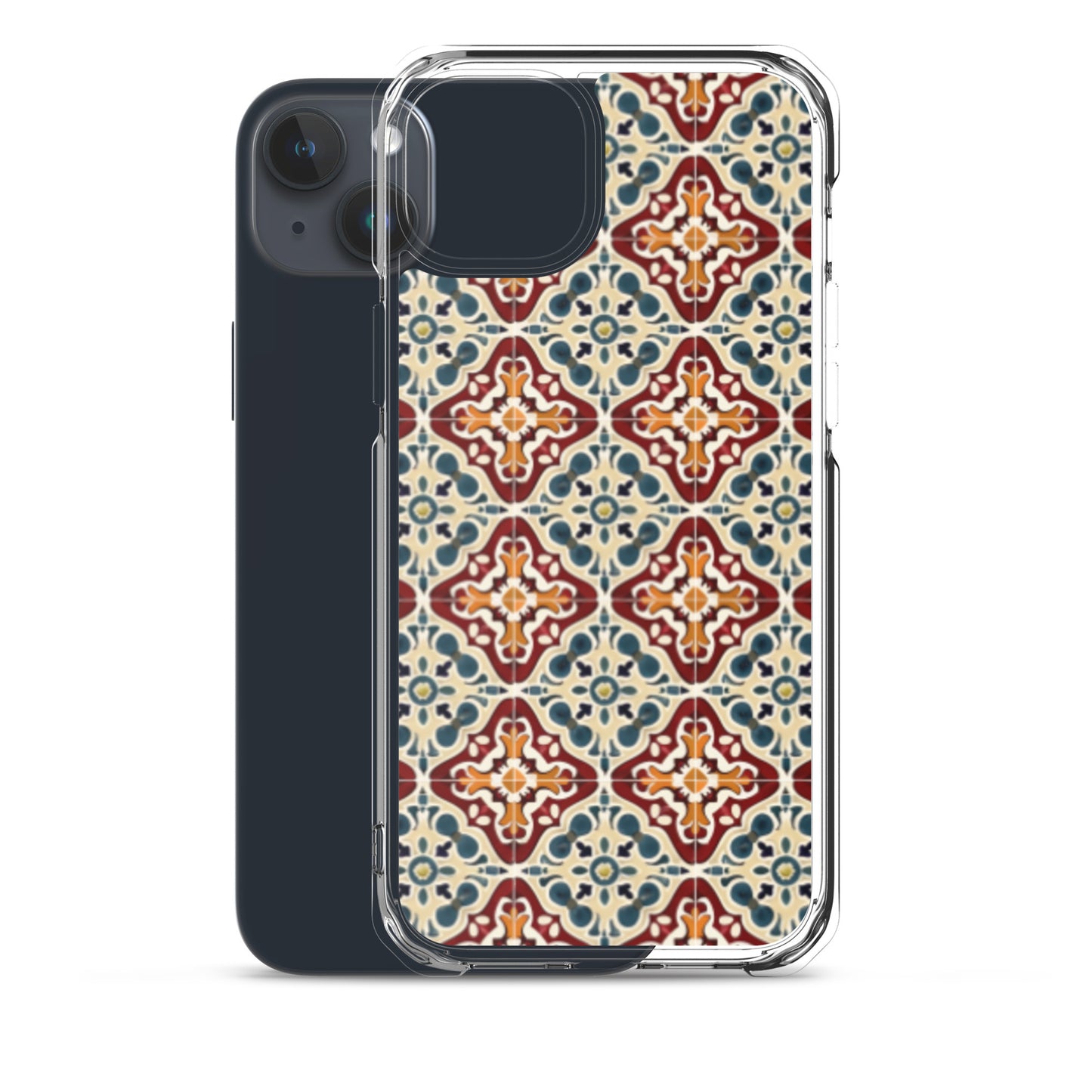 iPhone Case Classic Encaustic Tile Red
