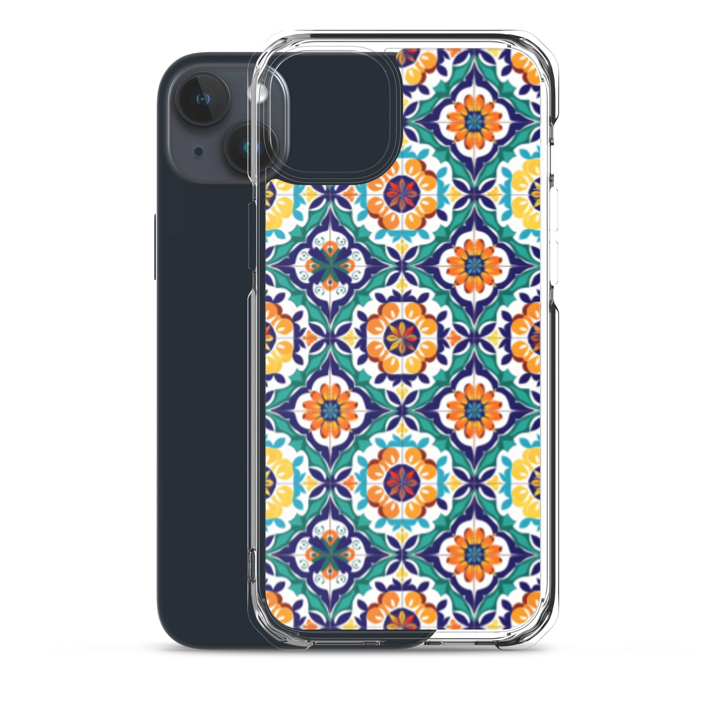 iPhone Case Talavera Tiles Green and Blue