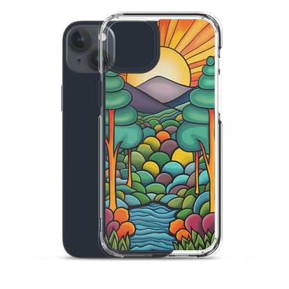 iPhone Case Arkley Sunrise over Mountains and Forest