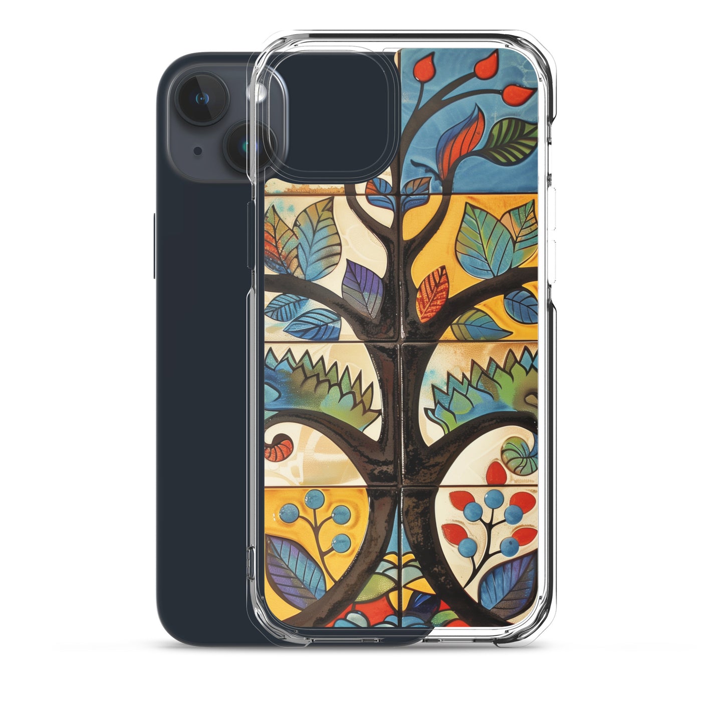 iPhone Case Colorful Tile Tree