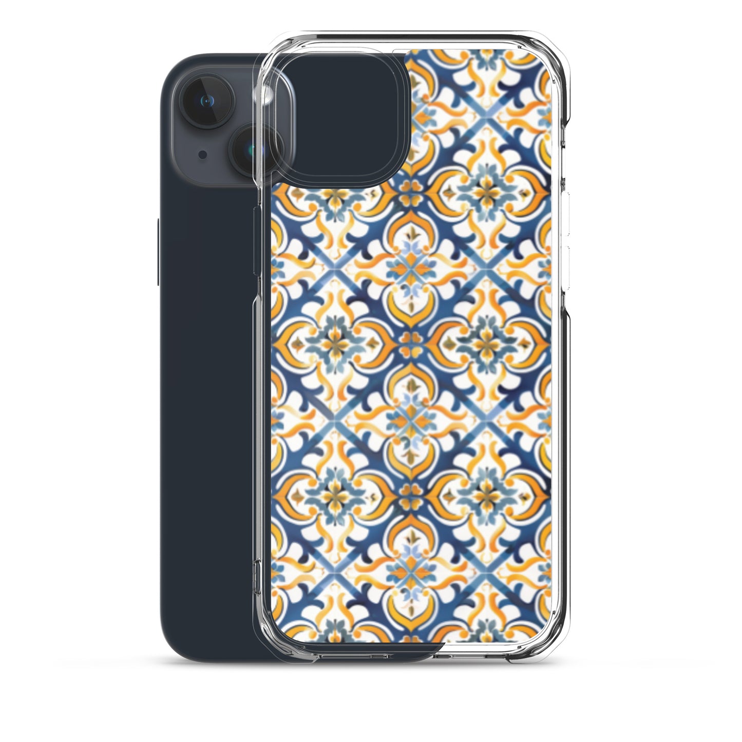 iPhone Case Colorful Spanish Tile Pattern