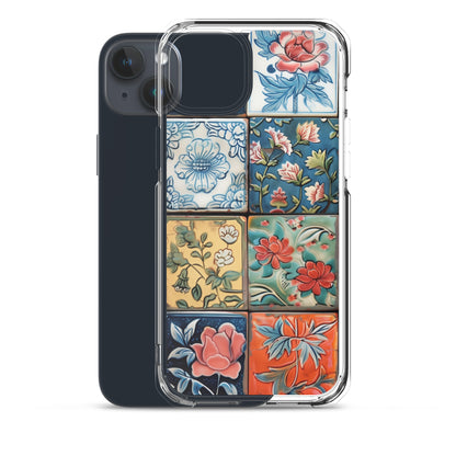 iPhone Case Colorful Majolilca Tiles