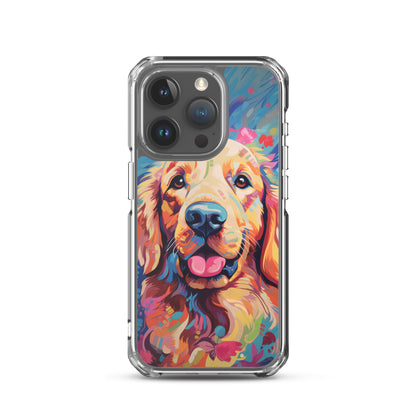 iPhone Case Painted Golden Retriever
