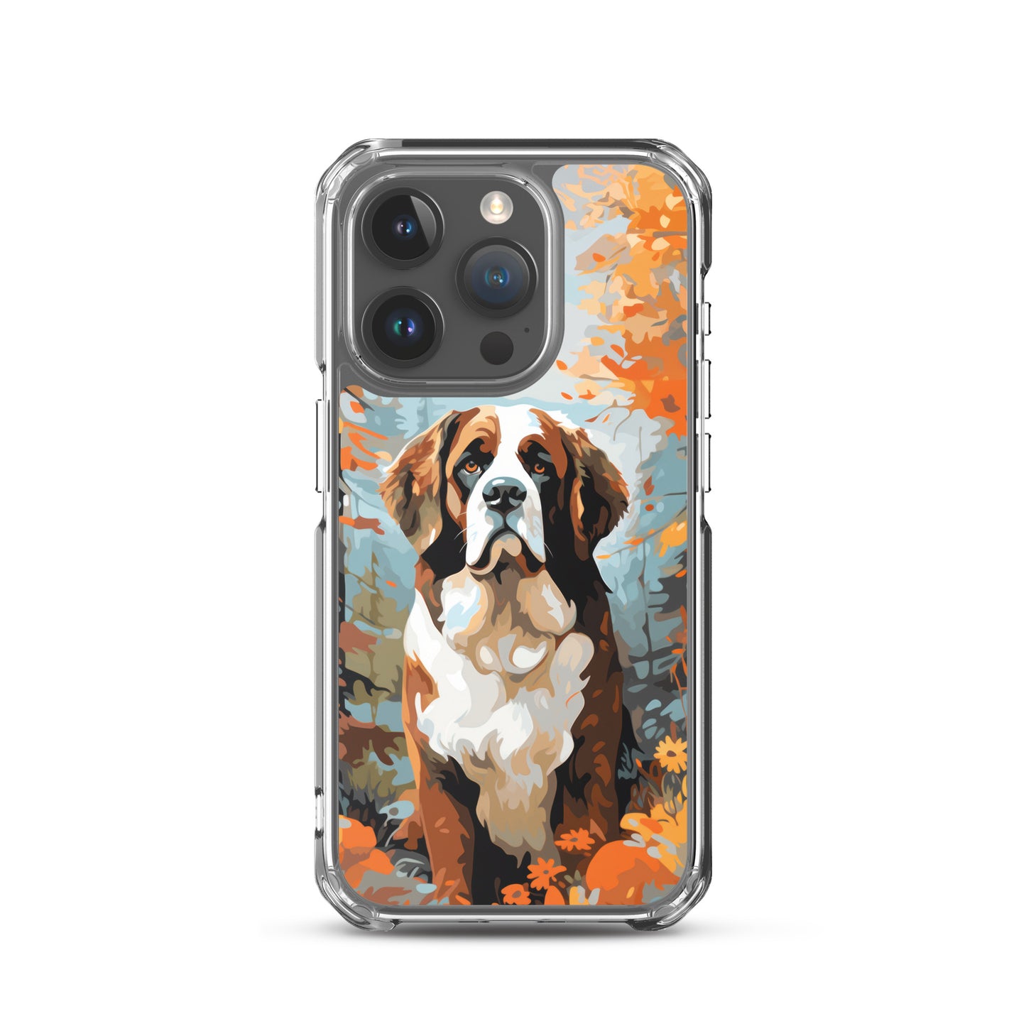 iPhone Case Painted St. Bernard