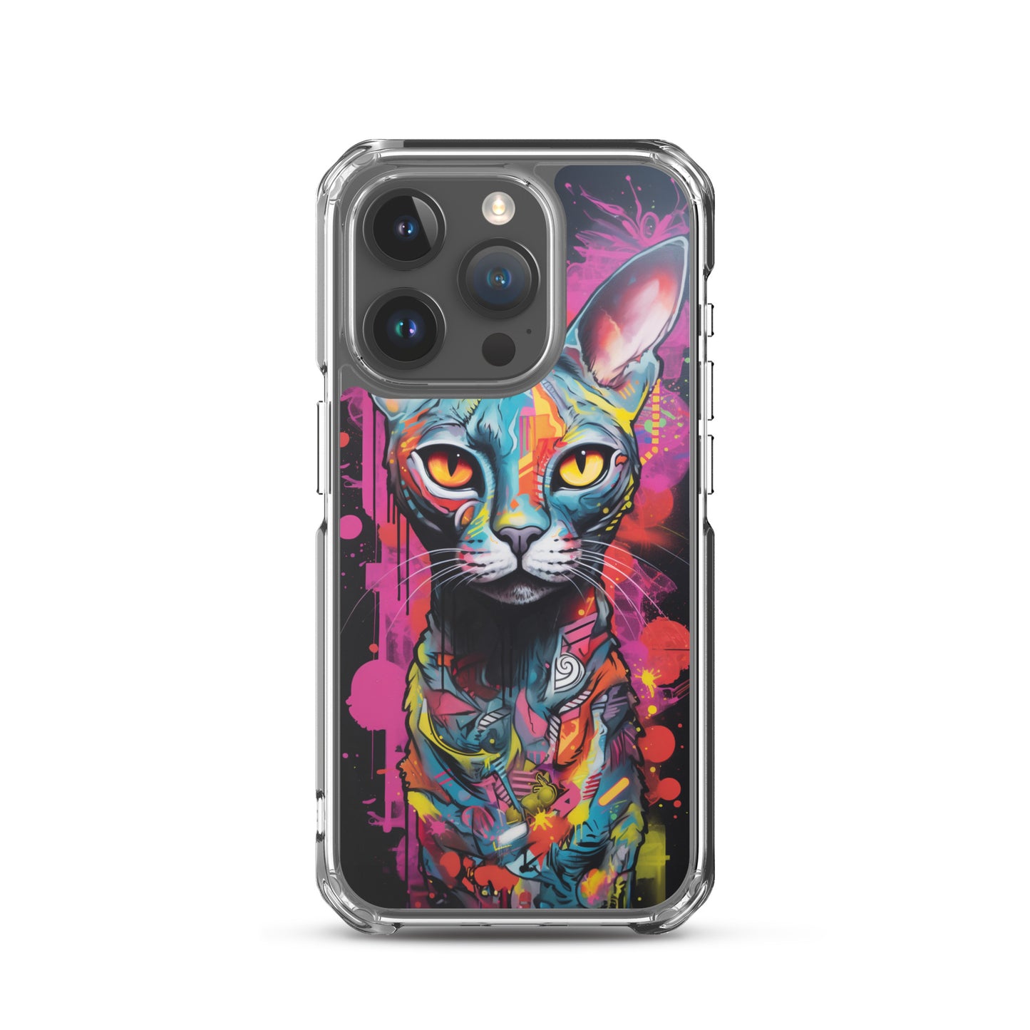 Graffiti Sphynx Cat #2 iPhone Case