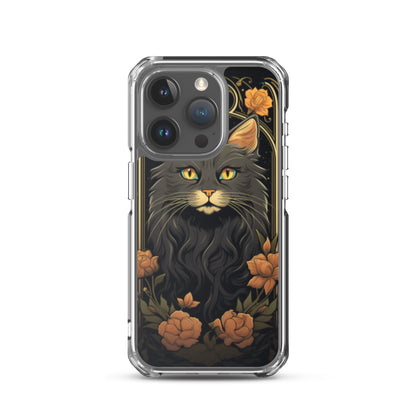 Art Nouveau Cat iPhone Case