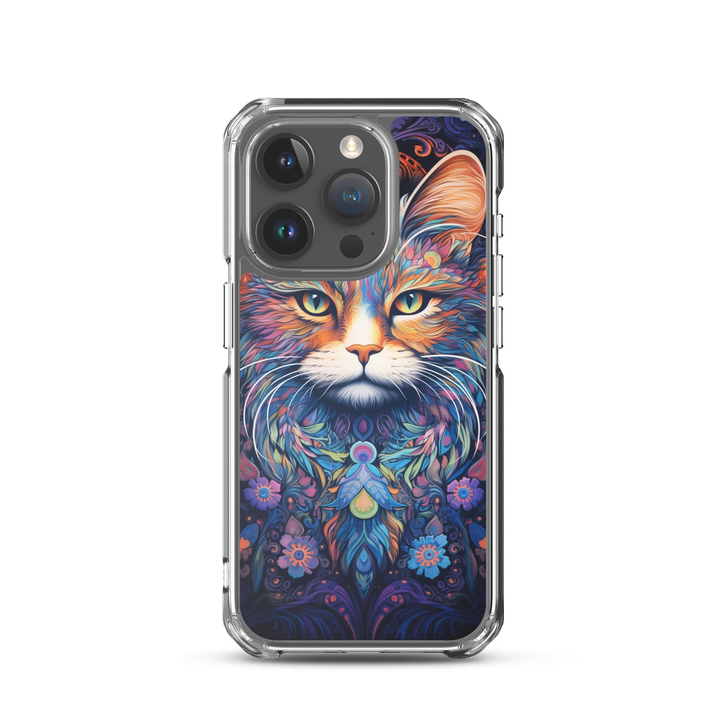 Psychedelic Cat #2 iPhone Case