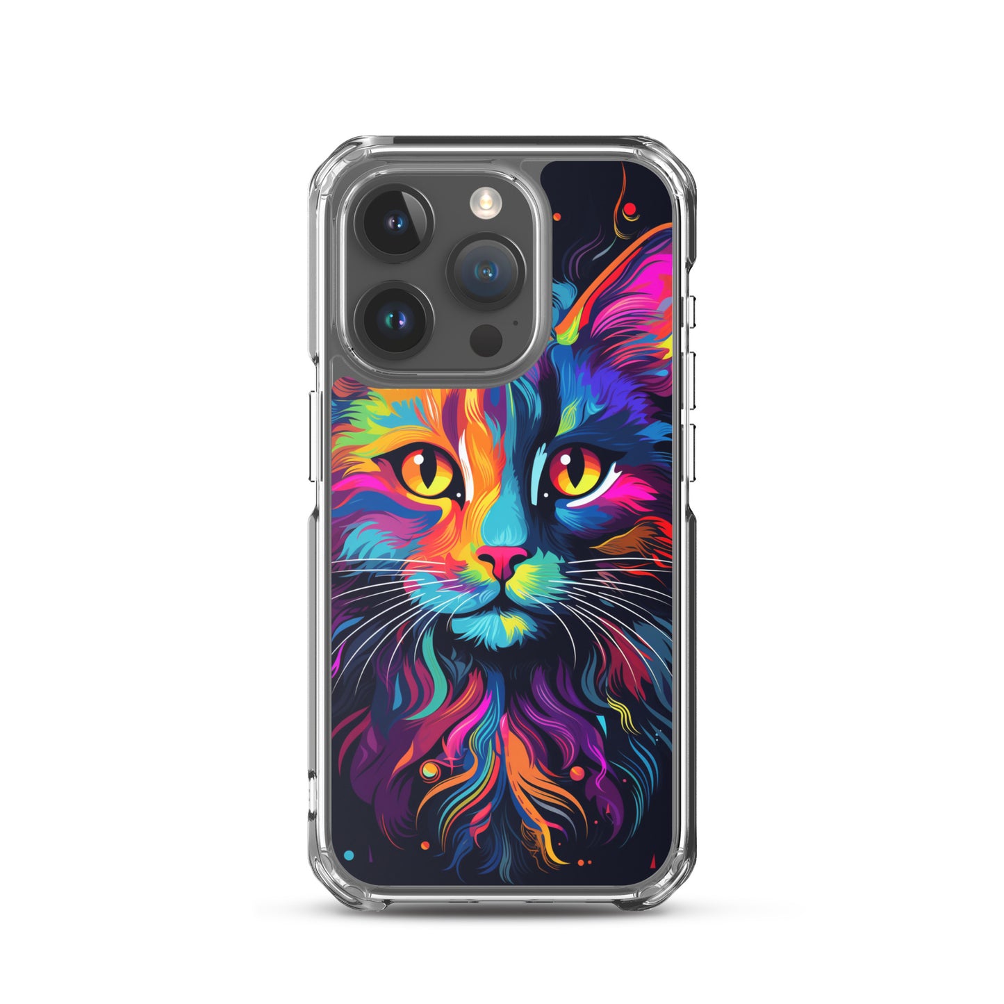 Day Glo Cat iPhone Case