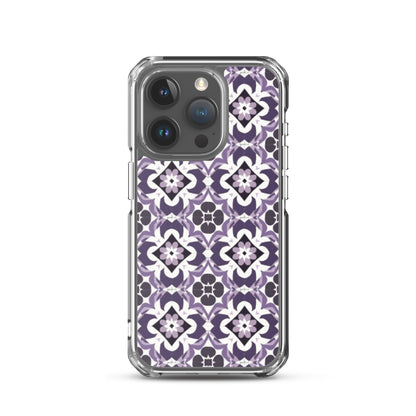 iPhone Case Purple Moroccan Style Tile