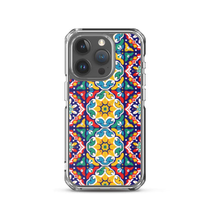 iPhone Case Talavera Tiles Red and Yellow