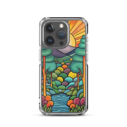 iPhone Case Arkley Sunrise over Mountains and Forest