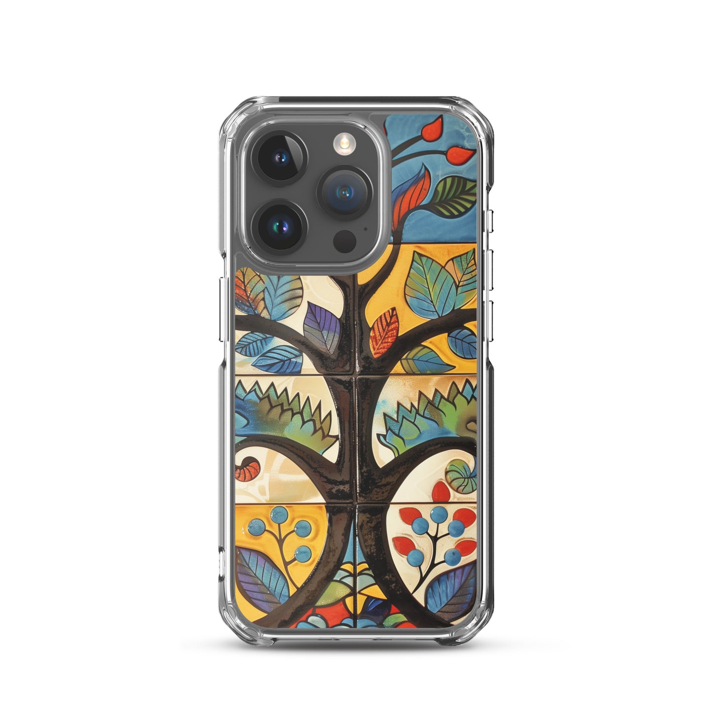 iPhone Case Colorful Tile Tree