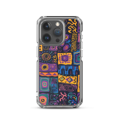 iPhone Case Colorful Yemanja Pattern