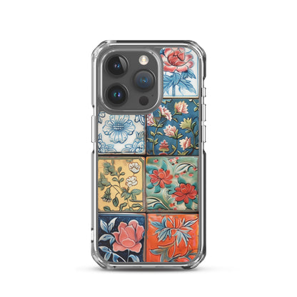 iPhone Case Colorful Majolilca Tiles