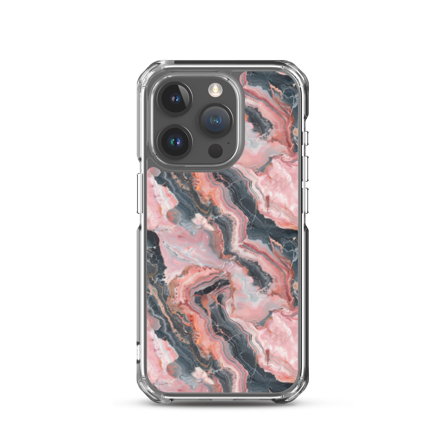 iPhone Case Pink Picasso Marble Pattern
