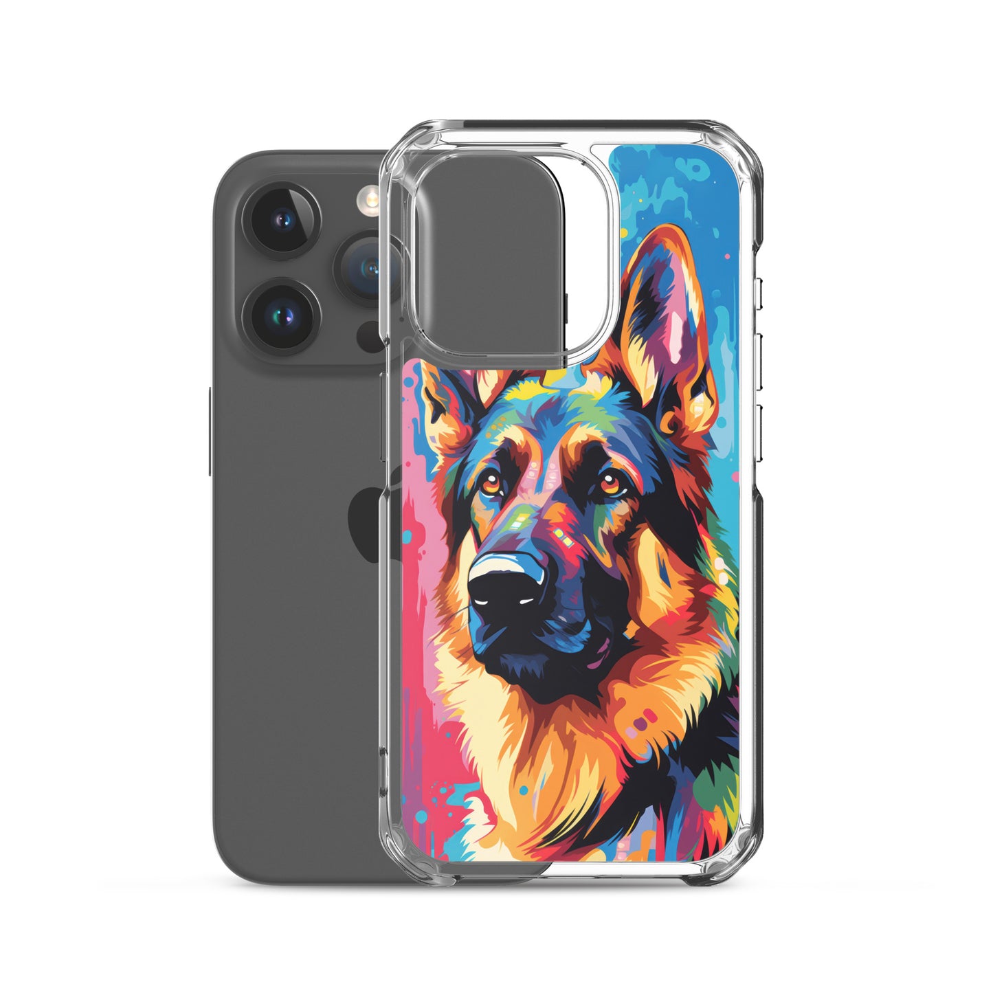 iPhone Case Painted German Shepherd
