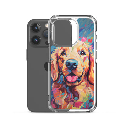iPhone Case Painted Golden Retriever