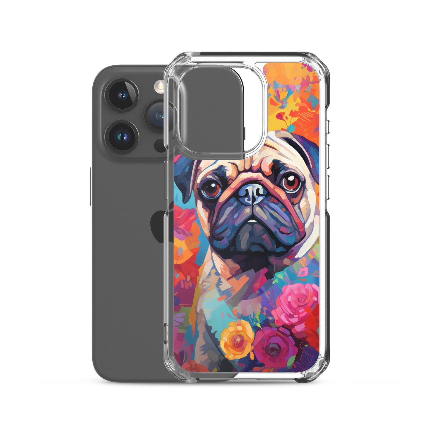 iPhone Case Painted Pug