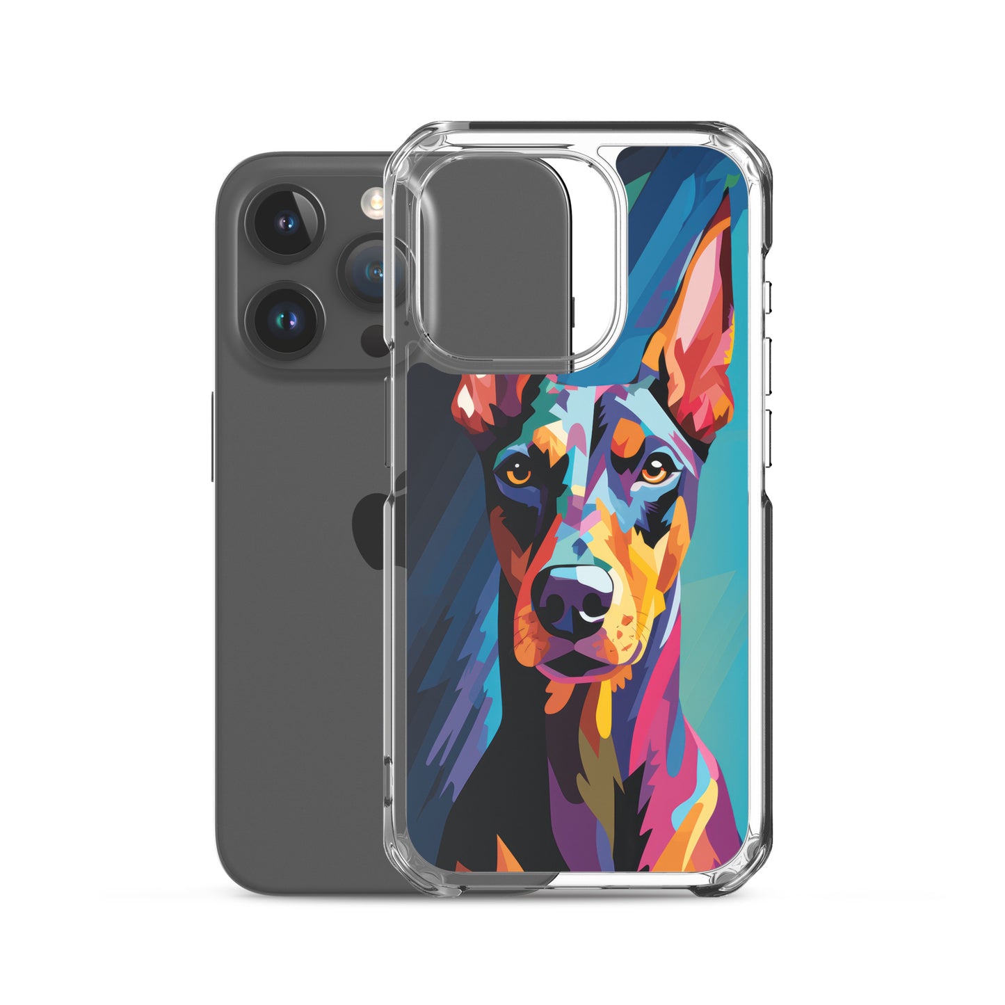 iPhone Case Painted Doberman Pinscher