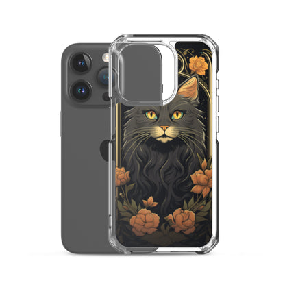 Art Nouveau Cat iPhone Case