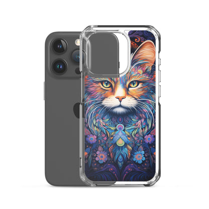 Psychedelic Cat #2 iPhone Case