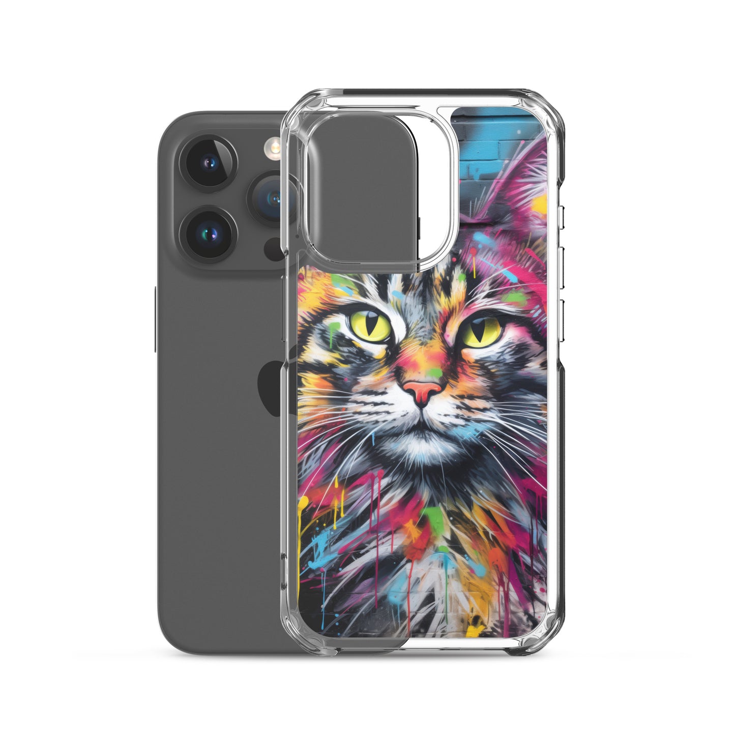 Graffiti Cat iPhone Case