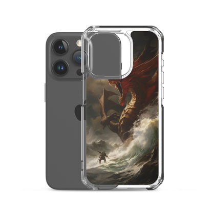 Dragon Battle iPhone Case