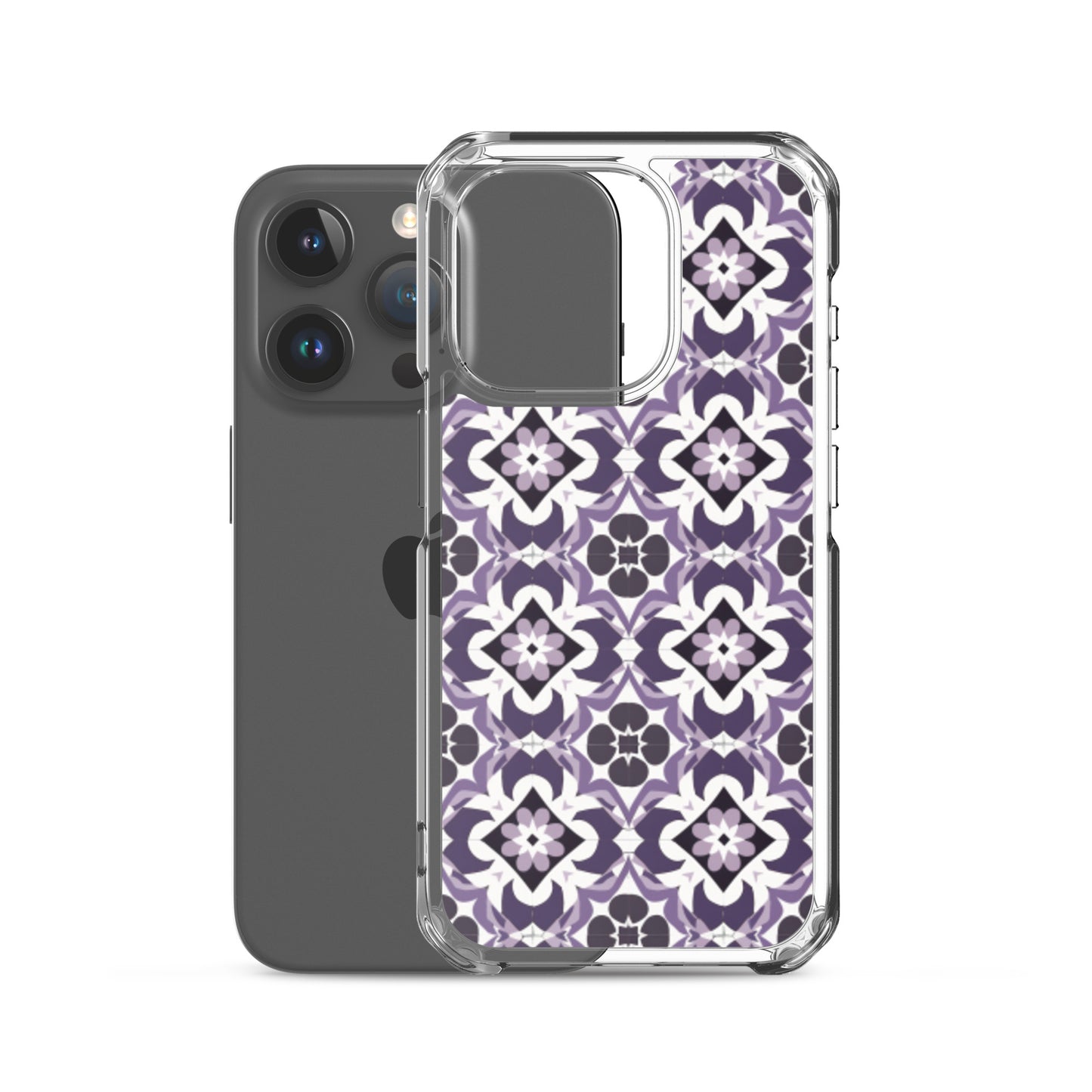 iPhone Case Purple Moroccan Style Tile