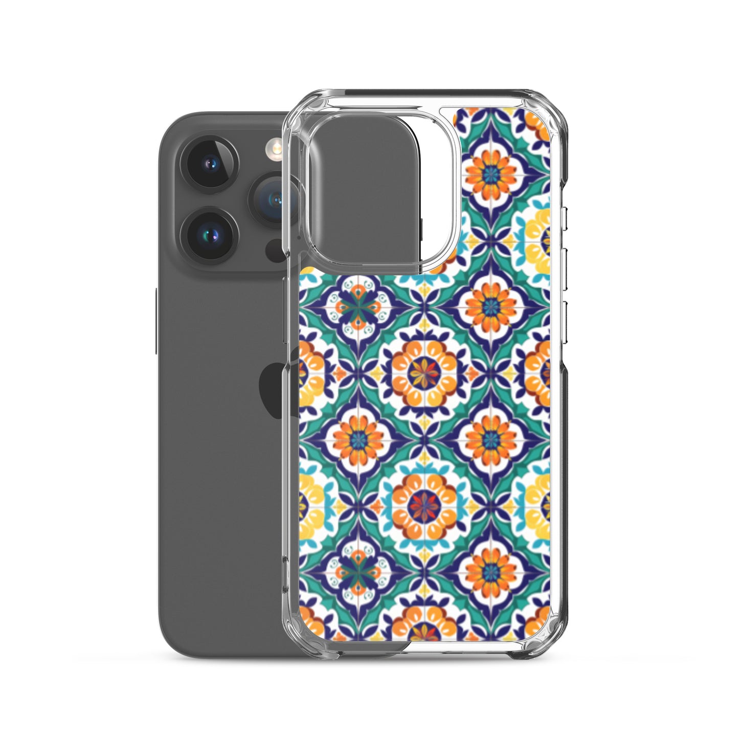 iPhone Case Talavera Tiles Green and Blue