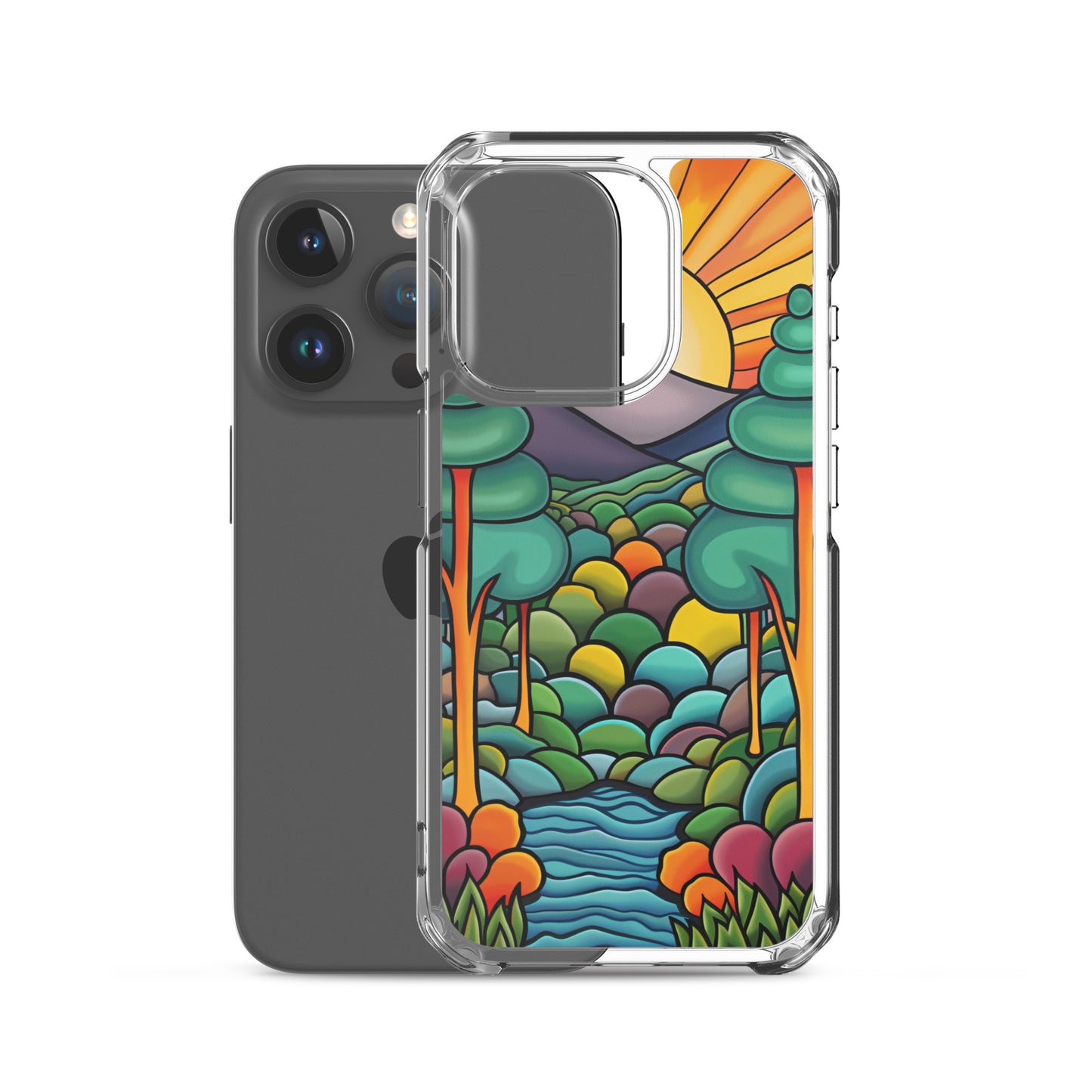 iPhone Case Arkley Sunrise over Mountains and Forest